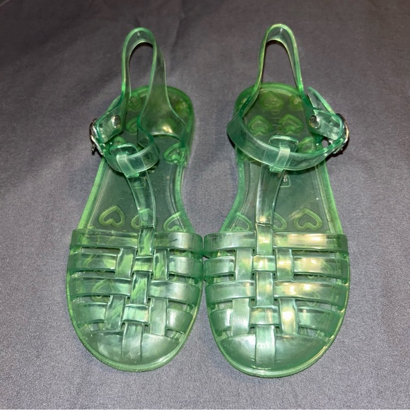 Old Navy Other - Old Navy Translucent Green Kids Jellies Jelly Sandals